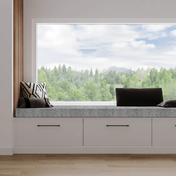  Coussin Banquette Intérieur  Aspect Flanelle   