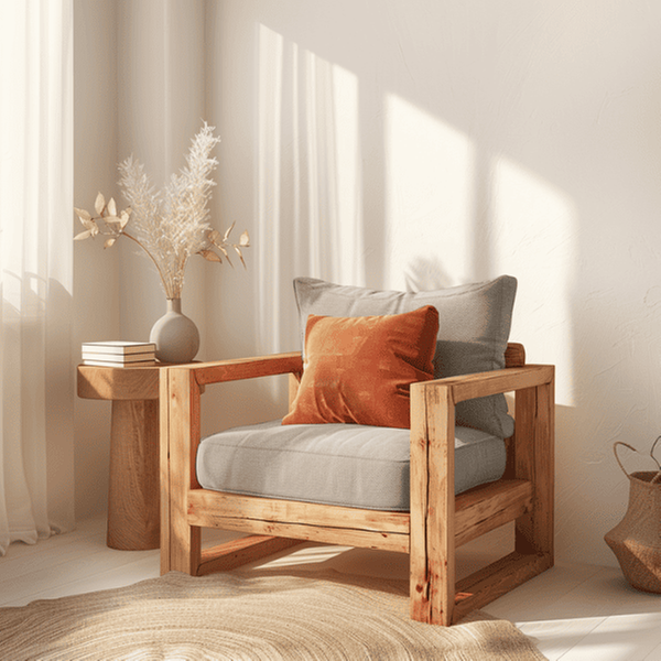  Coussin Banquette Intérieur Coton Uni 