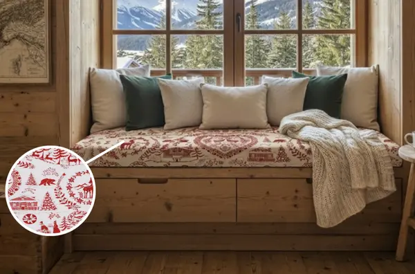  Coussin Banquette Intérieur  Montagne   