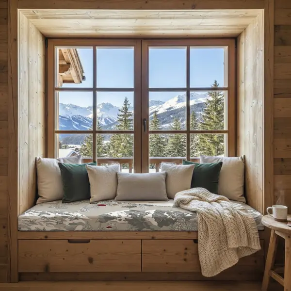  Coussin Banquette Intérieur  Montagne   