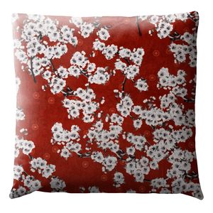  Coussins à motifs - Fleurs du Japon