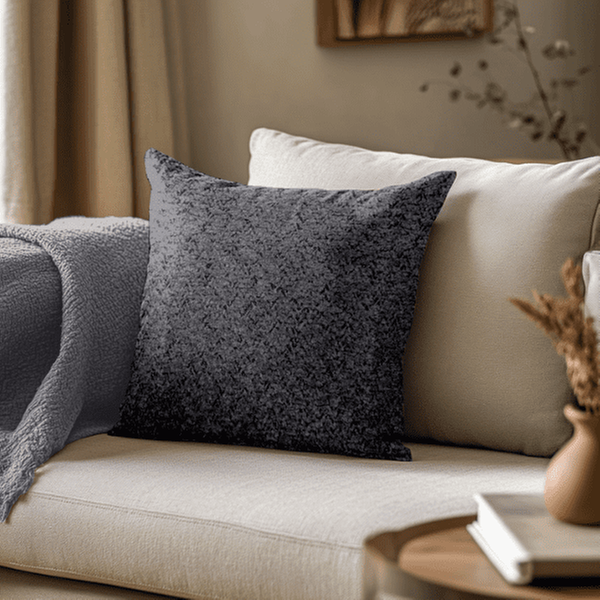  Coussins Unis - Tissu Bouclette