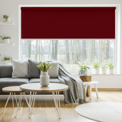 Store sans perçage - polyester - sur mesure - motorisé - occultant - Fabrication Made in France sur-mesure