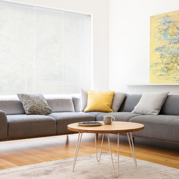 Panneaux Japonais Tamisants gris souris - polyester - Options de pose Plafond ou équerres réglables 6–11 cm — vue 3