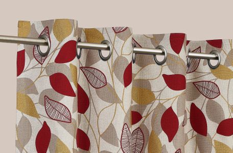  Rideaux à Motifs - Fleurs