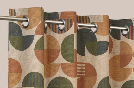  Rideaux à Motifs - Géométriques