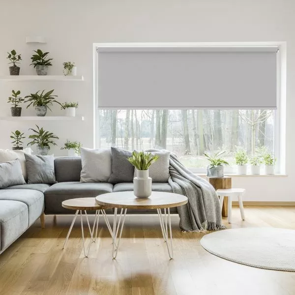 Store sans perçage anti-chaleur - polyester anti chaleur - sur mesure - motorisé - thermique - durable et élégant — vue 3