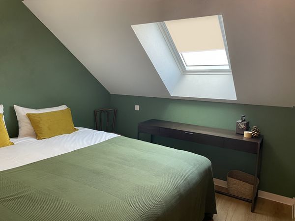 Store compatibles avec les fenêtres de toit VELUX MK08 - polyester - sur mesure - occultant - durable et élégant — vue 3