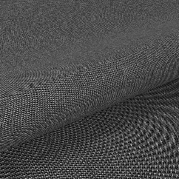 Stores californiens occultants aspect toile de jute gris - polyester - sur mesure - thermique — vue 4