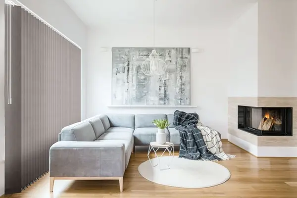  Stores Californiens Tamisants Aspect Toile de Jute 