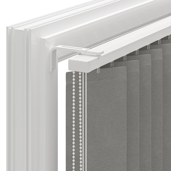 Stores californiens trapèzes tamisants à motifs beige - polyester - sur mesure - durable et élégant — vue 4