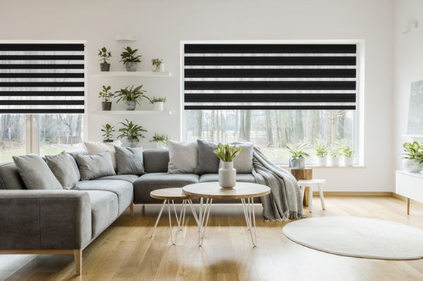  Stores Enrouleurs Jour Nuit Aspect Naturel 