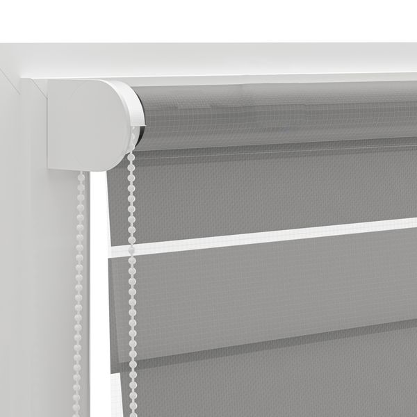 Stores enrouleurs jour nuit aspect naturel - polyester - sur mesure - sans perçage - durable et élégant - design épuré — vue 4