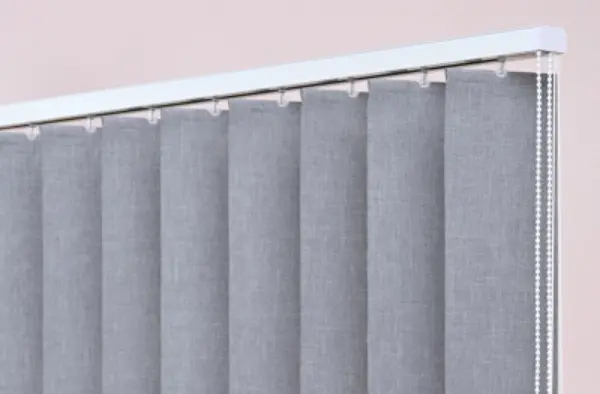 Store à bandes verticales trapèze occultant chiné