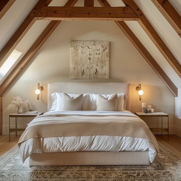  Tête de Lit Classique Aspect Toile de Jute 