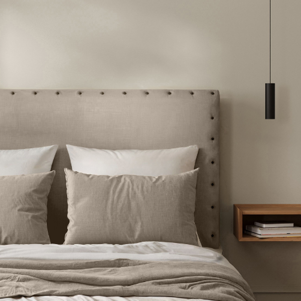  Tête de Lit Cloutée Coton 