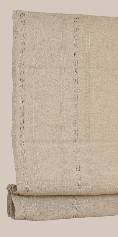 Stores bateaux Géométriques Rayures lin - polyester - sur mesure - durable et élégant - fabrication française