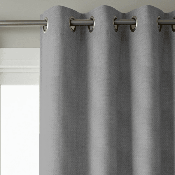 Rideau occultant chiné gris