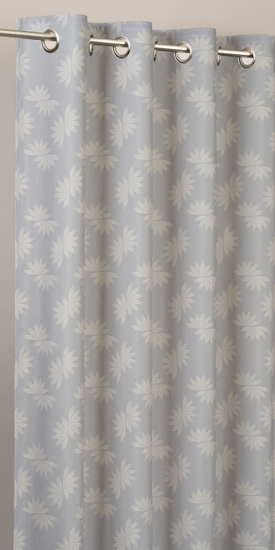 Rideaux à Fleurs Chanvre Lin