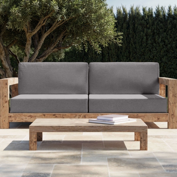 Coussin Banquette Extérieur Uni