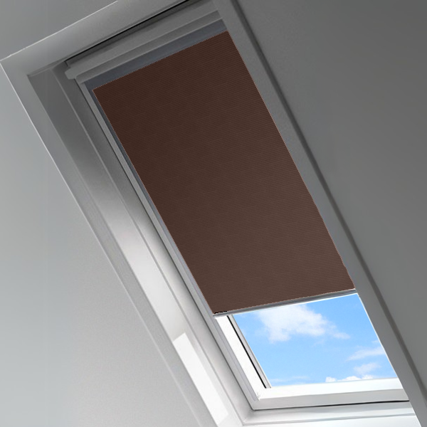 Rideau sur mesure pour fenêtre de toit - polyester - occultant - durable et élégant - design épuré