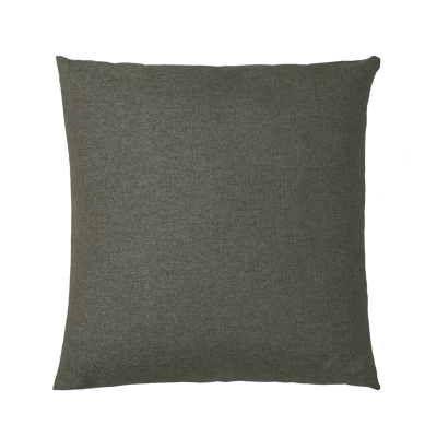 Coussin toile de jute Acier