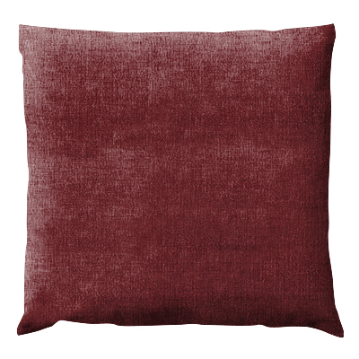 Coussin Velours Chiné Bordeaux