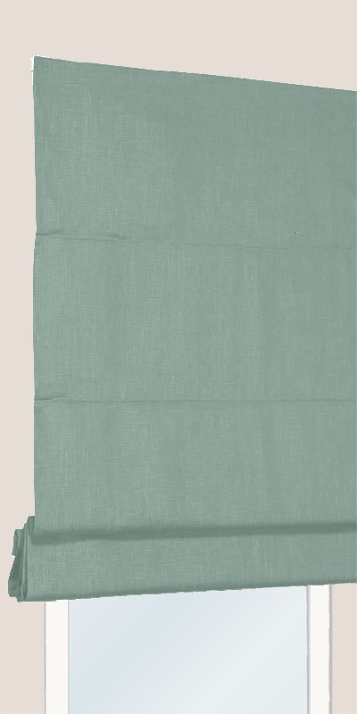 Stores bateaux Lin Vert de gris
