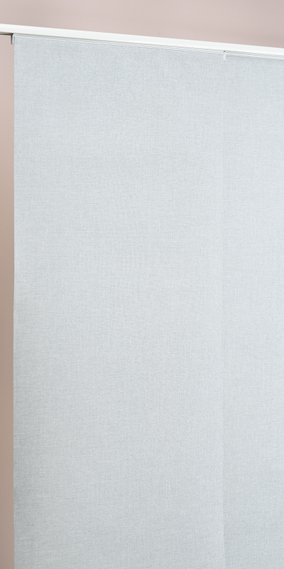 Panneaux Japonais Occultant Aspect Toile de Jute gris clair - polyester - sur mesure - Fabrication française