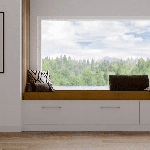 Coussin Banquette Intérieur Velours Camel