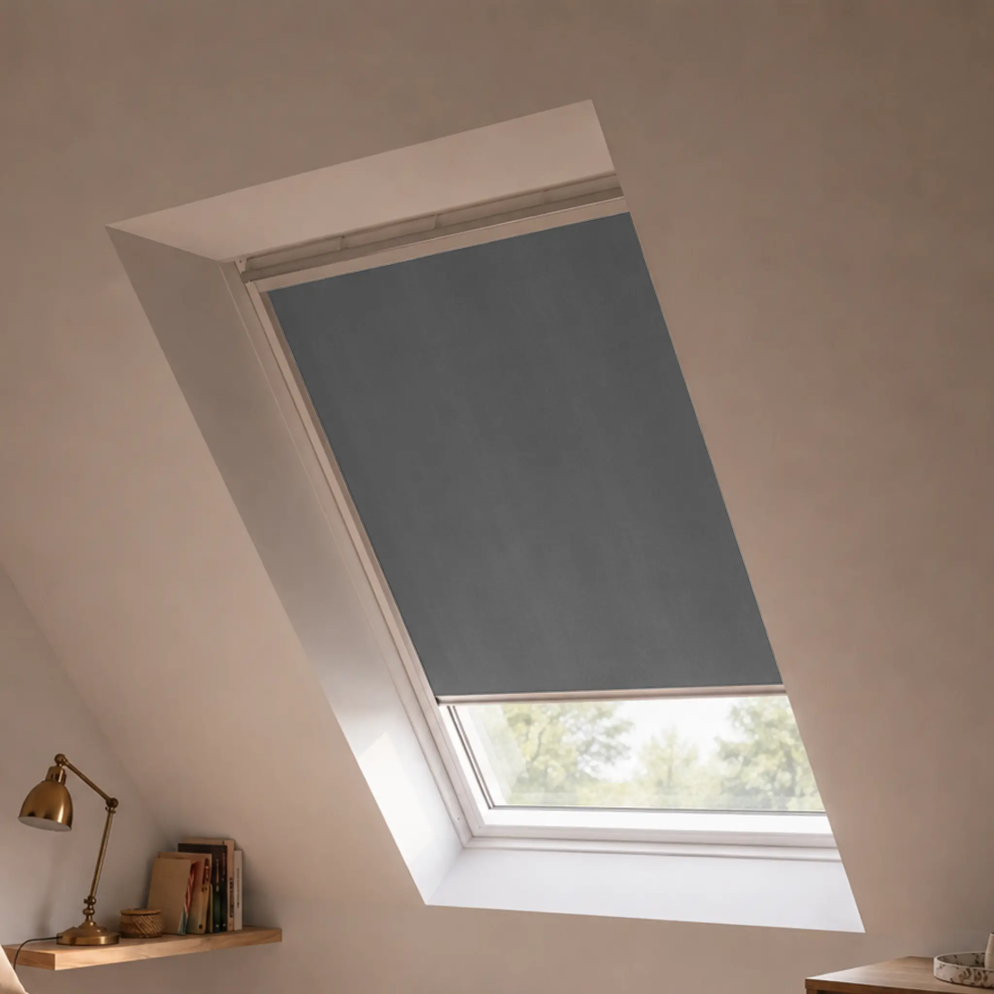Rideau sur mesure pour fenêtre de toit