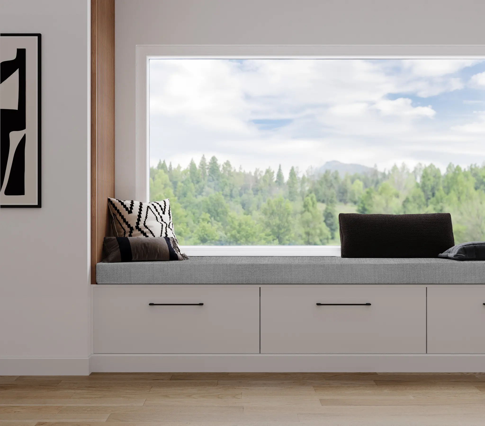 Coussin banquette intérieur chiné