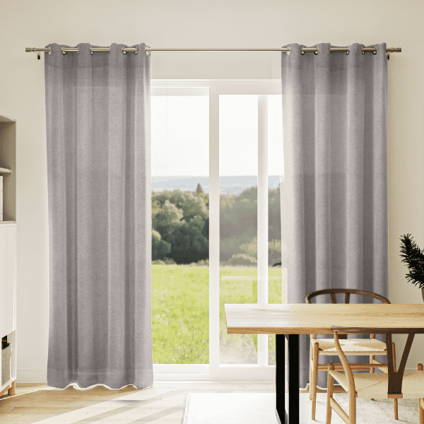 Rideaux Velours Gris Perle