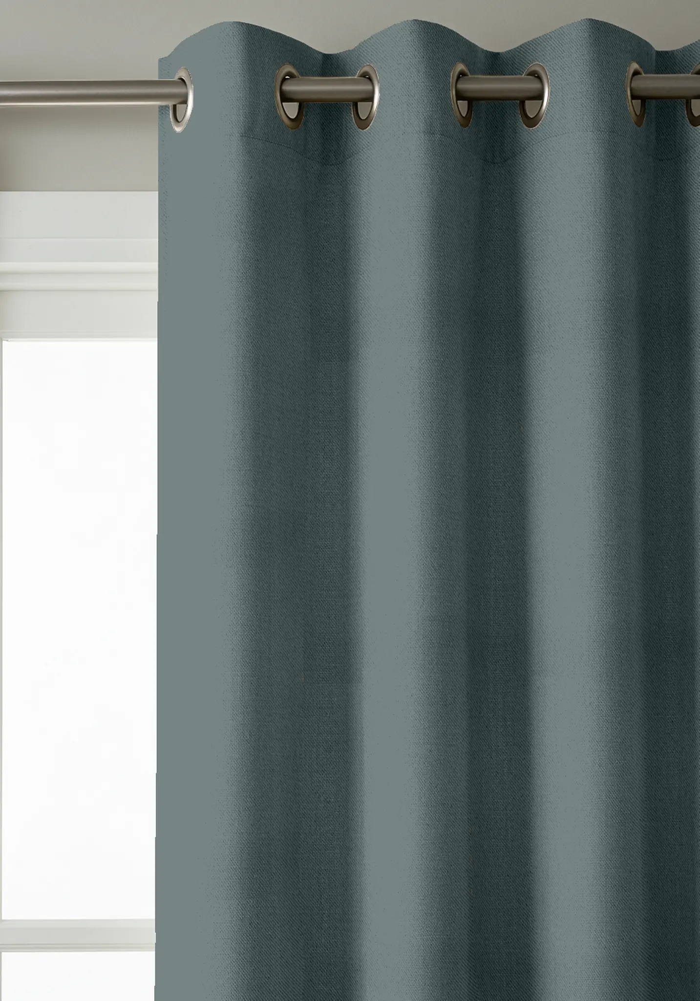 Rideau 100% occultant - Fabriqué sur mesure en France - Tissu haut de gamme - Confection à oeillets