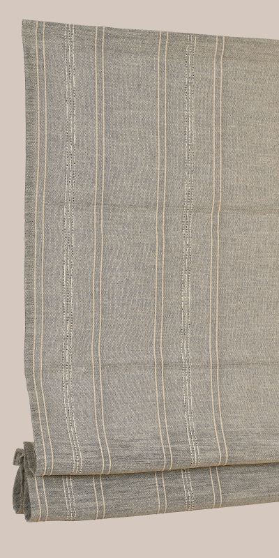 Stores bateaux Géometrique Rayures gris - aspect géométriques - polyester - sur mesure - design épuré