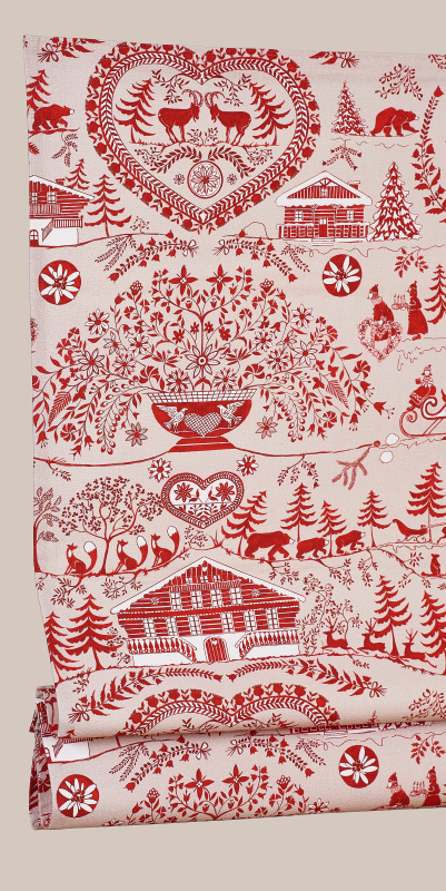 Stores bateaux Montagne Chalet ficelle - coton - sur mesure - Ambiance montagne - durable et élégant - design épuré