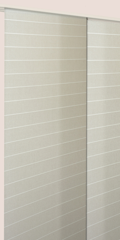 Panneaux Japonais Tamisants À Motifs Zip Blanc