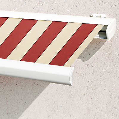 Store Banne Coffre Terrasse Rouge Sienne