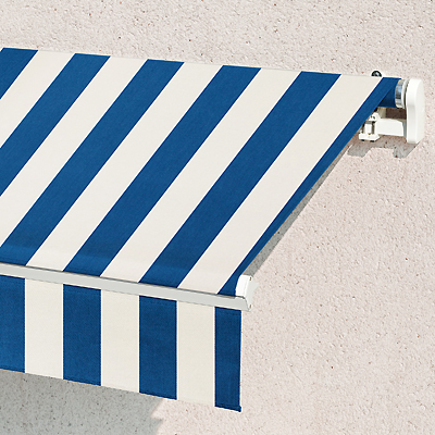 Store Banne Sans Coffre Bleu-Blanc