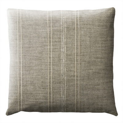 Coussin Géométrique Rayures gris