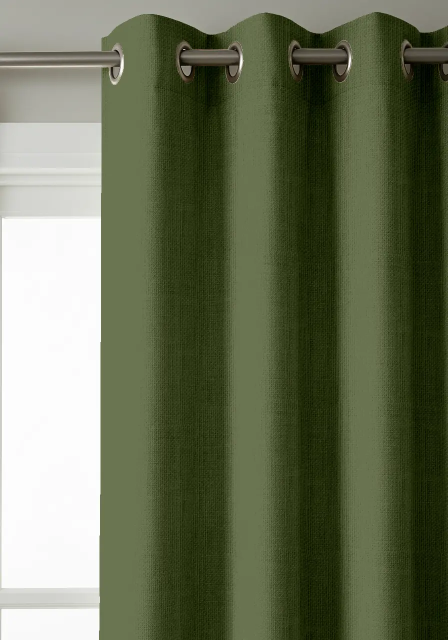 Rideaux en Lin Vert Olive