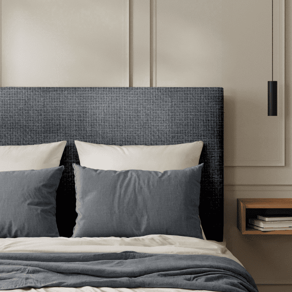 Tête de Lit Maillé Gris Souris