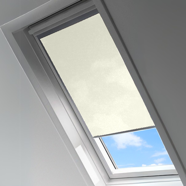 Store anti-chaleur pour fenêtre de toit compatible VELUX - polyester - thermique - design épuré - durable et élégant