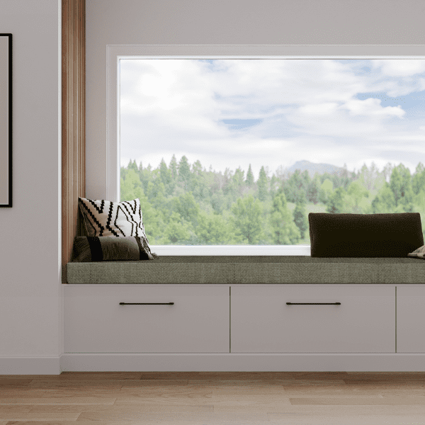 Coussin Banquette Intérieur Maillé Kaki