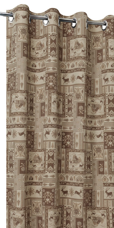 Rideaux de Montagne Delebio Beige