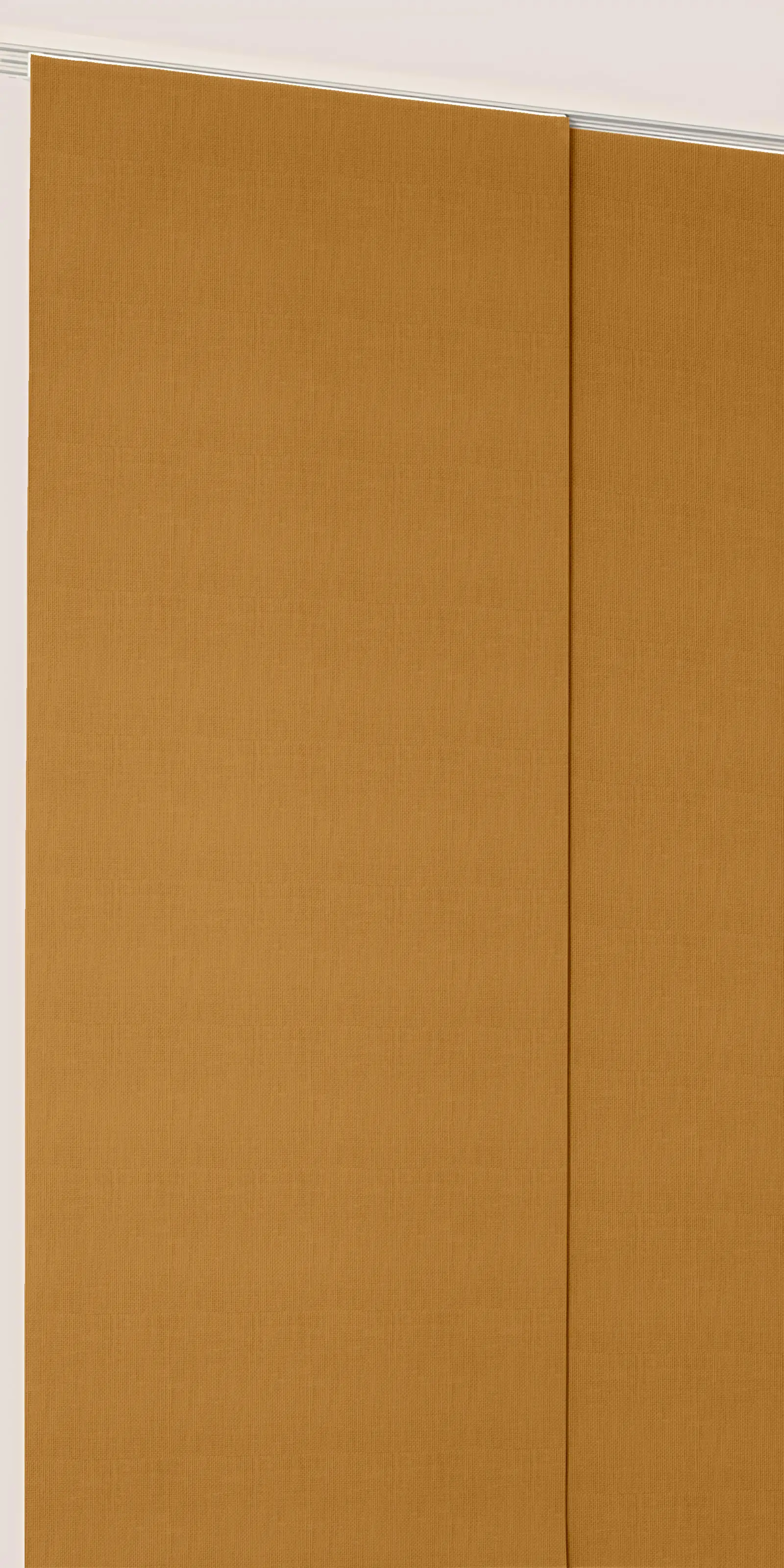 Panneaux Japonais en lin moutarde - sur mesure - tamisant - design épuré - fabrication française - durable et élégant