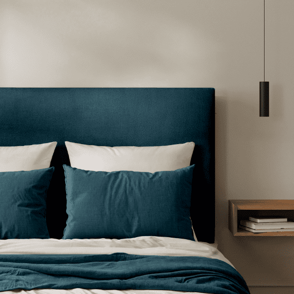 Tête de Lit Velours Bleu Nuit