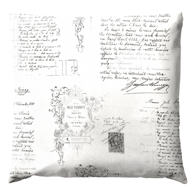 Coussins à motifs -  Lin