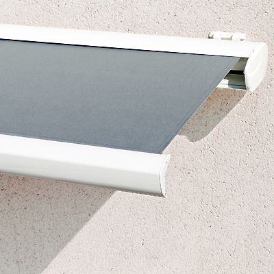 Store Banne Coffre Intégral Argent Terrasses et Balcons