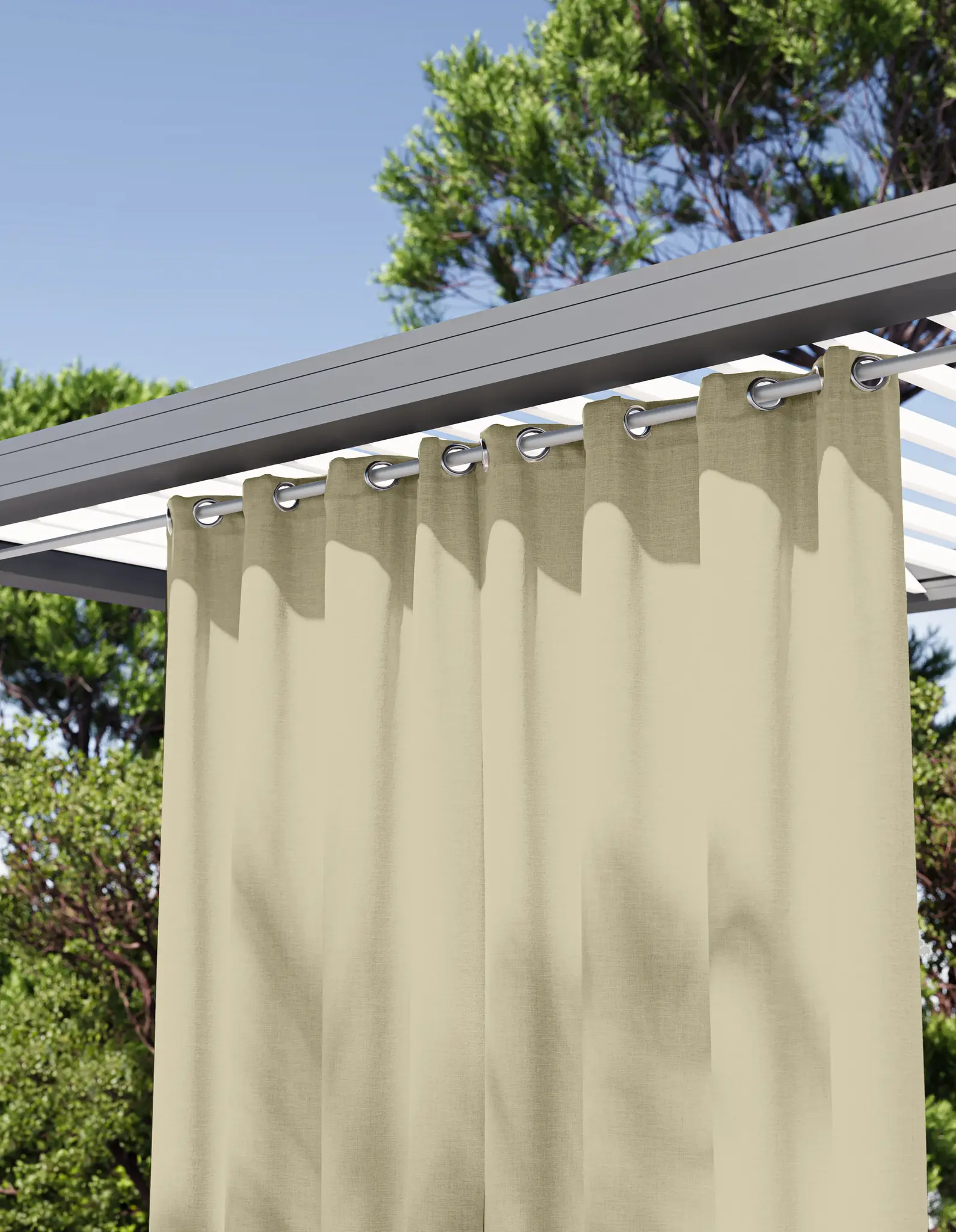Rideaux Extérieurs Obscurcissants Beige